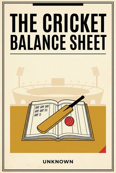 Cricket's Balance Sheet book cover