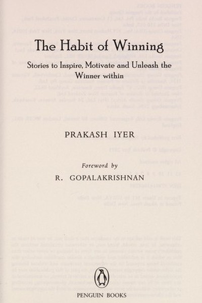 The Habit of Winning book cover