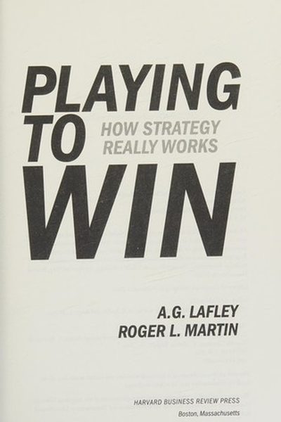 Playing to Win book cover