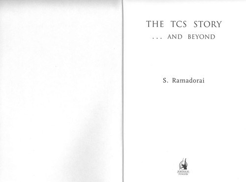 The TCS Story... and Beyond book cover